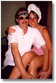 The ladies just can't resist his headband of ecstasy.